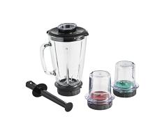 Moulinex Juego de 3 accesorios para robots pasteleros Coach e I Coach Touch, Blender + Mini picadora + Trituradora, Maletín de almacenamiento, Mix & Drink Box XF650012