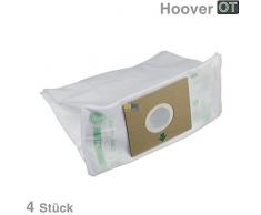 Hoover H75 H75-Hoover Bolsa para aspiradora Pure-Epa.Compatible con los Modelos A-Cubed, Optimum Power, Thunder Space. Incluye 4 uds, 5 litros, Nailon