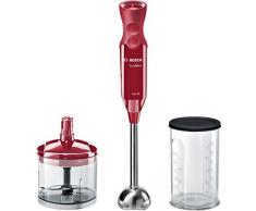Bosch MSM67120R ErgoMixx Batidora de mano, 750 W, color rojo burdeos
