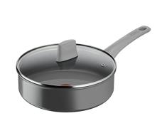 Tefal Renew On - Sartén (24 cm, revestimiento antiadherente cerámico, inducción, indicador de cocción termo-Signal, Eco-diseño, cocción saludable, fabricado en Francia C4273232