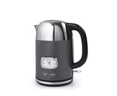 Muse MS020DG Hervidor de agua sin cables gris oscuro/aluminio