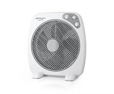 Orbegozo BF 0140 Ventilador Box Fan, 3 velocidadessilencioso, difusor rotativo, función temporizador, tamaño aspas 40 cm, 60 W de potencia