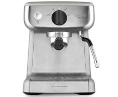 Breville Mini VCF125X - Barista máquina de café expreso, totalmente automática con espumador de leche al vapor y bomba italiana de 15 bares