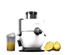 Cecotec Licuadora para Frutas y Verduras StrongTitanium 19000. 650W Potencia, 19000 rpm de Velocidad, Recubrimiento de Titanio en el Disco, Canal de Entrada XL, Color Blanco