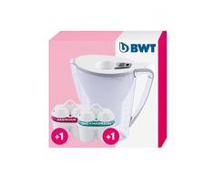 BWT - 125305611 - Filtro de agua de mesa PENGUIN - 2,7 l, blanco - Jarra con 2 cartuchos de filtro, 1x ZINC y magnesio mineralizado agua mineralizada 1x magnesio mineralizada agua mineralizada
