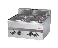 316608 - Cocina modular 60/60 PCE, 4 quemadores, 6000 W, 28 x 30 x 60 cm