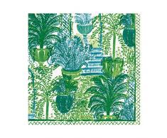 Caspari Garden Arbors - Servilletas de papel para mesa (20 unidades, 33 cm), color verde