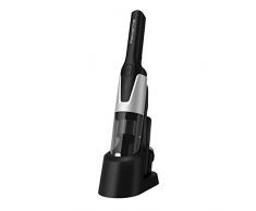 Rowenta Xtouch AC9736 Aspiradora de mano, gran potencia, diseño cilíndrico compacto y ligero, motor digital, base de carga y almacenamiento, cómoda uso y ergonomía, vaciado sencillo e higiénico