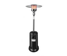 Lacor 69401 - Calentador terraza a gas con reflec, inoxidable, 12000 W