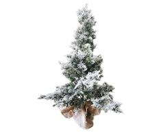 Árbol de Navidad DKD Home Decor PVC LED Nevado (20 x 20 x 80 cm)