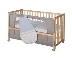 ROBA Cuna, Roombed, 60x120 cm Glücksengel blau, cama supletoria para la cama de los padres