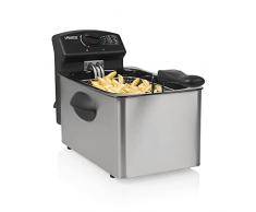 Princess 182642 - Freidora Eléctrica con Volumen de 4 L y Zona fría, para 4 raciones, con Tapa y Asa, 2000 W