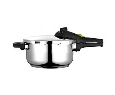 Fagor Rapid Xpress Olla a Presión 4 Litros, Inducción, Express Super Rápida, Acero Inox. 18/10, Todo Tipo Cocinas, Fondo Termo Difusor, 2 Niveles de Presión, 5 Sistemas de Seguridad