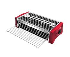 Barbacoa Raclette con red de doble capa, parrilla de mesa para 5-6 personas, máx. 2000 W