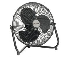 Bestron Ventilador de Suelo, Estilo Retro, Ajustable verticalmente, Altura: 39 cm, Ø 35 cm, 55 W, Negro