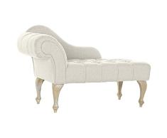 Sofá Chaise Longue DKD Home Decor Poliéster Madera de caucho (119 x 55 x 77 cm)