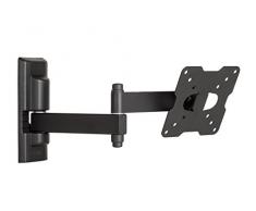 Meliconi 580409 - Soporte con doble rotación para TV de 14 a 25, negro