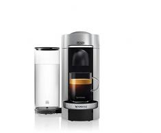 DeLonghi Nespresso Vertuo ENV 155.S - Cafetera (Independiente, Máquina de café en cápsulas, 1,7 L, Cápsula de café, 1260 W, Negro, Plata)