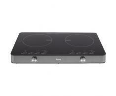Nova 300500 Placa de induccion Pantalla Tactil, 3100 W, Negro, Acero inoxidable