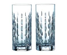 Royal Doulton 40032732 Neptune vasos altos 10.8 onzas par, transparente