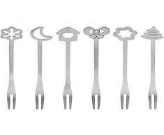 THUN - Juego de tenedores - Línea Regalos de invierno - Idea de regalo de Navidad 2022 - Acero inoxidable - 11,5 cm