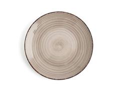 PLATO POSTRE 19 CM GRIS PERLA VITA QD