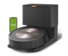 iRobot Robot Aspirador con conexión Wi-Fi, Roomba j7+ con Vaciado automático de la Suciedad, Dos cepillos de Goma multisuperficie, optimo para Mascotas, aprende, mapea y se Adapta a tu hogar