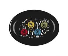 Grupo Erik Plato Harry Potter Escudos casas - Vajilla Harry Potter - Harry Potter regalos - Licencia oficial, PLATHP01
