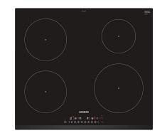 Siemens iQ100 EU631FEB1E hobs Negro Integrado Con - Placa (Negro, Integrado, Con placa de inducción, Cerámico, 1400 W, 14,5 cm)