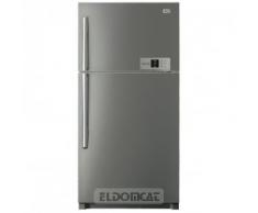 LG GRM652YNQW Independiente A+ Platino, Acero inoxidable nevera y congelador - Frigorífico (41 dB, 9,5 kg/24h, A+, Compartimiento de zona fresca, Platino, Acero inoxidable)