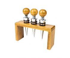 Grunwerg 4WS/BB - Juego de tapones para vino