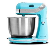 Cecotec Cecomixer Easy - Batidora Amasadora, Movimiento Orbital, Capacidad 3l, Bol de Acero, 5 Funciones (Amasar, Batir, Mezclar, Montar, Emulsionar), 6 Velocidades, 250 W