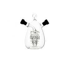Aceitera DKD Home Decor Vinagrera Transparente Vidrio de Borosilicato (400 ml) (9 x 7 x 15 cm)