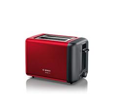 Bosch DesignLine TAT3P424DE - Tostadora compacta (970 W, con función de descongelación automática)