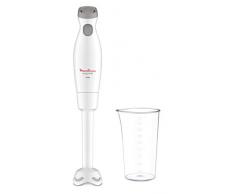 Moulinex Easychef DD45A1 - Batidora de mano, 450 W, 2 velocidades, cuchillas Zelkrom, color blanco