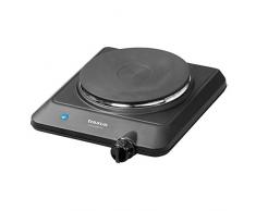 Taurus 974665000 - Hornillo eléctrico Volcan Uno 1500W, 18 cm, placa de cocción eléctrica portátil, 9 niveles