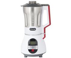 H.Koenig Sopera Eléctrica y Licuadora, Máquina para hacer Sopas, Batidos, o Salsas, 1.7 Litros, 900 W, 7 Velocidades, 3 Temperaturas, Acero Inoxidable, MXC36, Blanco, Rojo y Negro