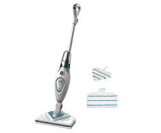 BLACK+DECKER FSM1616-QS - Mopa a vapor 1600W, 350 ml, incluye 2 mopas