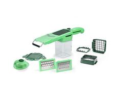 Genius Nicer Dicer Quick Professional Rallador de Verduras, Plástico, Verde