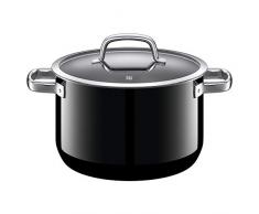 WMF 5.1434.5290 05.1434.529 Hoge Kookpan - Wok (acero inoxidable 18/8), color negro