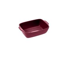 Plato rectangular 25x16 cm Cerámica roja