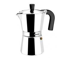 Monix M620006 Cafetera, Aluminio, Plata, 6 Tazas