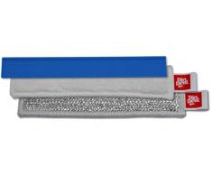 Dirt Devil 0400001 Recambio para limpiacristales, Microfibra, Caucho, Azul, Plata, Color blanco