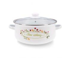 CACEROLA 26CM ACERO ESMALT MEMORY QD