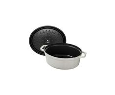 Staub Truffe - Olla ovalada (31 cm), color blanco