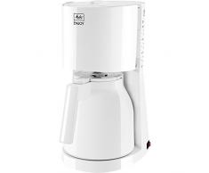 Melitta 1017-03 Independiente Cafetera Independiente, Cafetera de filtro, Blanco, Jarra, Vidrio, 10 tazas