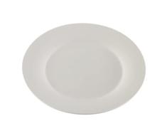 Plato de Postre Blanco Redondo Porcelana (20,5 x 20,5 cm)