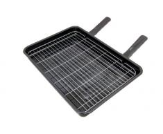 Spares4appliances - Bandeja universal con parrilla para horno (42 x 32 cm, con 2 mangos)