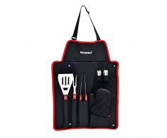 Juego de Utensilios de Cocina Bergner BBQ Acero Inoxidable Plateado (7 pcs)
