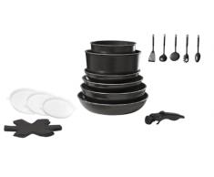 Made in France - Batería de cocina de 20 piezas, aluminio inducción, fabricado en Francia